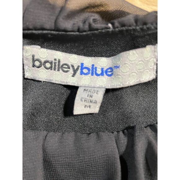 Bailey Blue dress with lace vegan leather skirt  size M - Picture 7 of 7